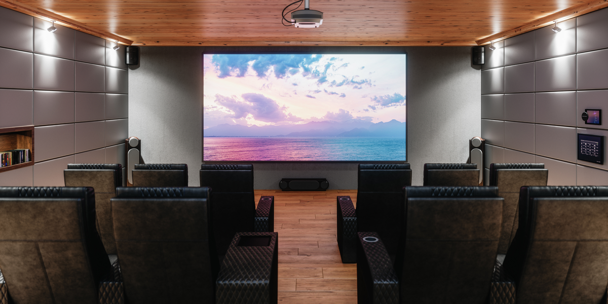 Modernes Heimkino: schlank, effektiv, beeindruckend und wohnraumfreund