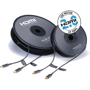 In-akustik HDMI 2.0 LWL Kabel 4K 15,0Meter