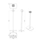 Flexson FLXS1FS2011EU Stand für Sonos One/SL/Play1 (Paar)