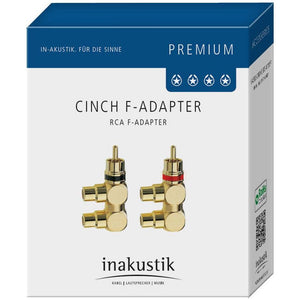 In-akustik Cinch F-Adapter 2er Set