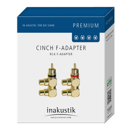 In-akustik Cinch F-Adapter 2er Set