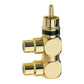 In-akustik Cinch F-Adapter 2er Set