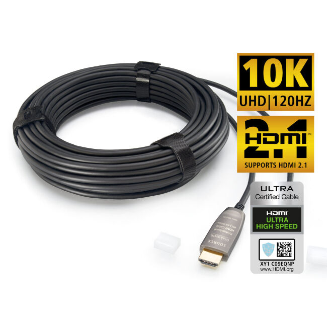 In-akustik HDMI 2.1 LWL Kabel 10K 30,0 Meter